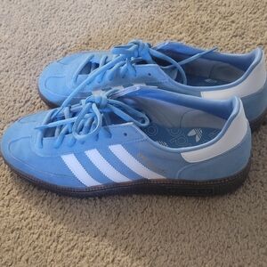 Adidas Samba Blue and White Shoes